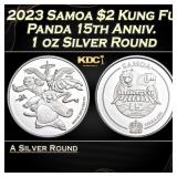 2023 Samoa $2 Kung Fu Panda 15th Anniv. Coin - 1 o