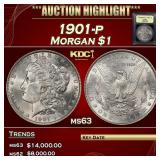 1901-p Morgan Dollar $1 ms63 USCG
