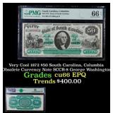 Very Cool 1872 $50 South Carolina, Columbia Obsole