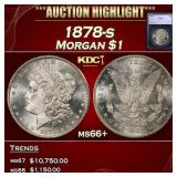 1878-s Morgan Dollar $1 ms66+ SEGS