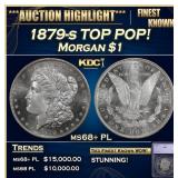 1879-s Morgan Dollar TOP POP! $1 ms68+ PL SEGS