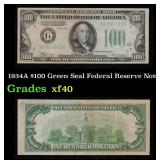 1934A $100 Green Seal Federal Reserve Note Grades