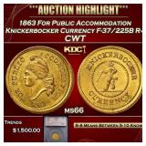 *Highlight* 1863 For Public Accommodation Knickerb