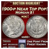1900-p Morgan Dollar Near Top Pop! $1 ms66+ SEGS