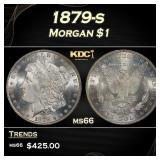 1879-s Morgan Dollar $1 Grades ms66