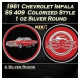 1961 Chevrolet Impala SS 409 Colorized Style - 1 o