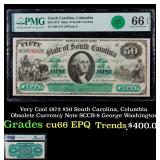 Very Cool 1872 $50 South Carolina, Columbia Obsole