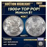 1900-p Morgan Dollar TOP POP! 1 ms67+ SEGS