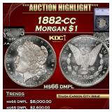 1882-cc Morgan Dollar $1 ms66 dmpl SEGS