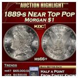 1889-s Morgan Dollar Near Top Pop $1 ms66+ SEGS
