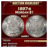 1897-s Morgan Dollar $1 ms66+ SEGS
