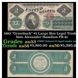 1862 $2 Large Size Legal Tender Note "Greenback" A