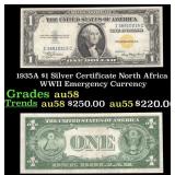 1935A $1 Silver Certificate North Africa WWII Emer