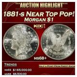 1881-s Morgan Dollar Near Top Pop! $1 ms68+ SEGS