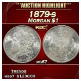 1879-s Morgan Dollar $1 ms67 SEGS