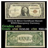 1935A $1 Silver Certificate Hawaii WWII Emergency