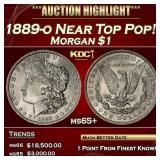 1889-o Morgan Dollar Near Top Pop! $1 ms65+ SEGS