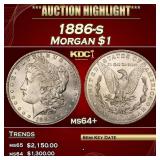 1886-s Morgan Dollar $1 ms64+ SEGS