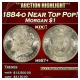 1884-o Morgan Dollar Near Top Pop! $1 ms67+ SEGS