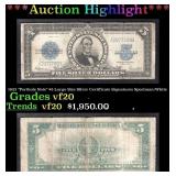 1923 $5 Large Size Silver Certificate "Porthole No