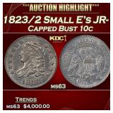 1823/2 Capped Bust Dime Small E