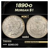 1890-o Morgan Dollar $1 Grades ms64