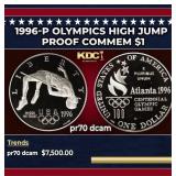 1996-p Olympics High Jump Proof Modern Commem Doll