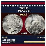 1926-d Peace Dollar $1 ms66 SEGS
