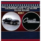 1963 Chevrolet Corvette Stingray Colorized Style -