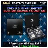 RARE 2013 United States Mint Limited Edition Silve