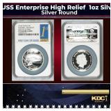 NGC NGC 2016-p Star Trek USS Enterprise High Relie