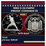 1992-s Olympic Proof Modern Commem Dollar $1 pr70