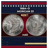 1884-o Morgan Dollar $1 Grades ms63