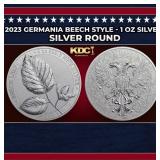 2023 Germania Beech Style - 1 oz Silver Round Roun