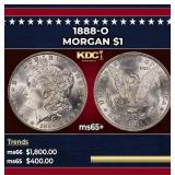 1888-o Morgan Dollar $1 Grades ms65+
