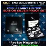 RARE 2018 United States Mint Limited Edition Silve
