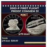 2003-P First Flight Proof Modern Commem Dollar $1