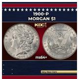 1900-p Morgan Dollar $1 Grades ms64+