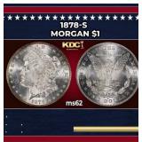 1878-s Morgan Dollar $1 Grades ms62