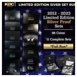 2012-2023 Limited Edition Silver Proof Sets - 86 C