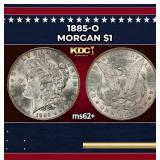 1885-o Morgan Dollar $1 Grades ms62+