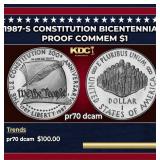 1987-S Constitution Bicentennial Proof Modern Comm