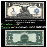 1899 $1 large size Silver Certificate "Black Eagle