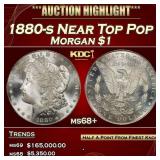 1880-s Morgan Dollar Near Top Pop $1 ms68+ SEGS