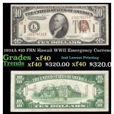 1934A $10 FRN Hawaii WWII Emergency Currency Grade
