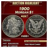 1900 Proof Morgan Dollar $1 pr66+ SEGS