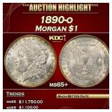 1890-o Morgan Dollar $1 ms65+ SEGS