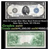 1914 $5 Large Size Blue Seal Federal Reserve Note