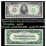 1934 $1000 Green Seal Federal Reserve Note Preside