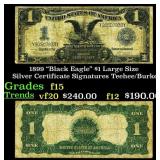 1899 $1 large size Silver Certificate "Black Eagle